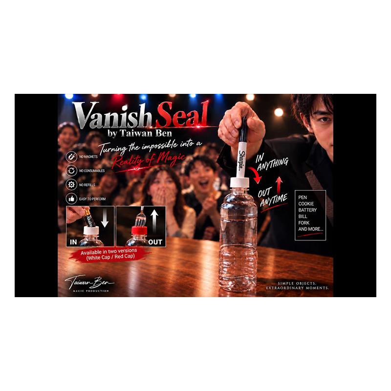 Vanish Seal (White Cap) by Taiwan Ben