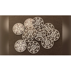 Giveaway Magic Wishing Coins (20 Plastic Coins) by Alan Wong