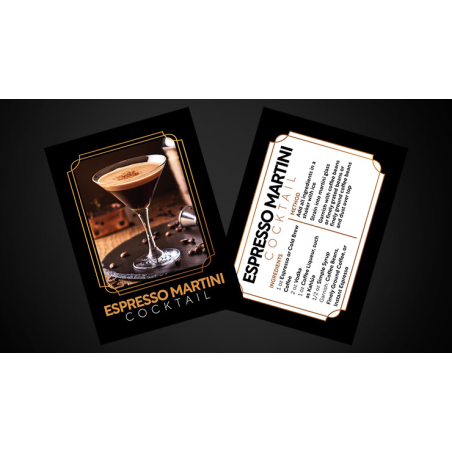 Cocktail Cards (Espresso Martini) by Svenpad