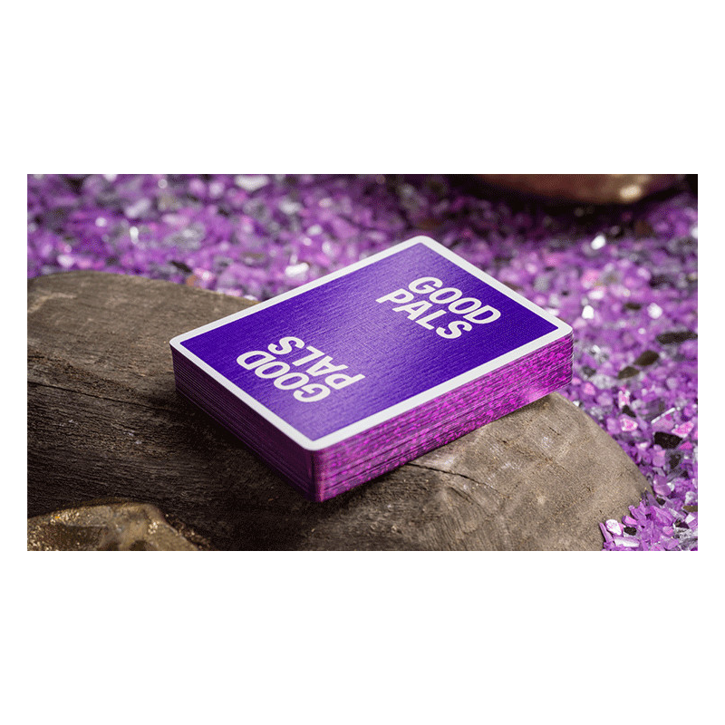 GILDED Good Pals Purple Foil Logo Playing Cards