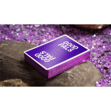 GILDED Good Pals Purple Foil Logo Playing Cards