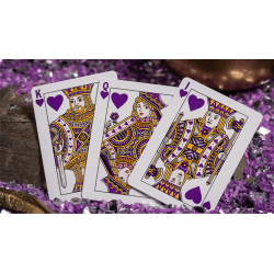 GILDED Good Pals Purple Foil Logo Playing Cards