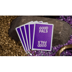 GILDED Good Pals Purple Foil Logo Playing Cards