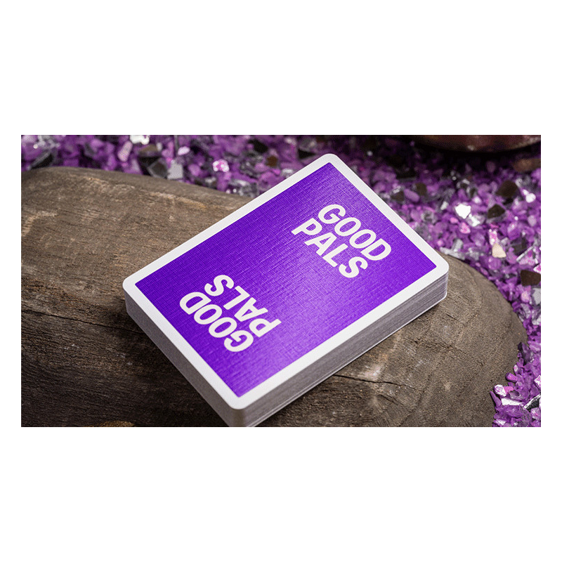 Good Pals Purple Foil Logo Playing Cards