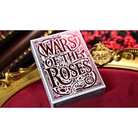 Wars of the Roses (2nd Edition Red Tuck- Gilded ) Playing Cards