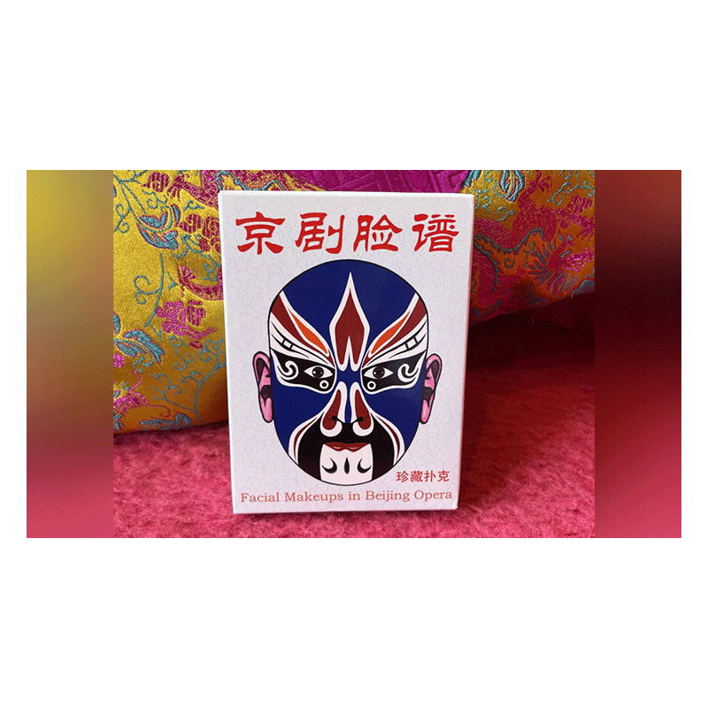Facial Makeups in Beijing Opera Playing Cards