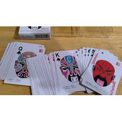 Facial Makeups in Beijing Opera Playing Cards