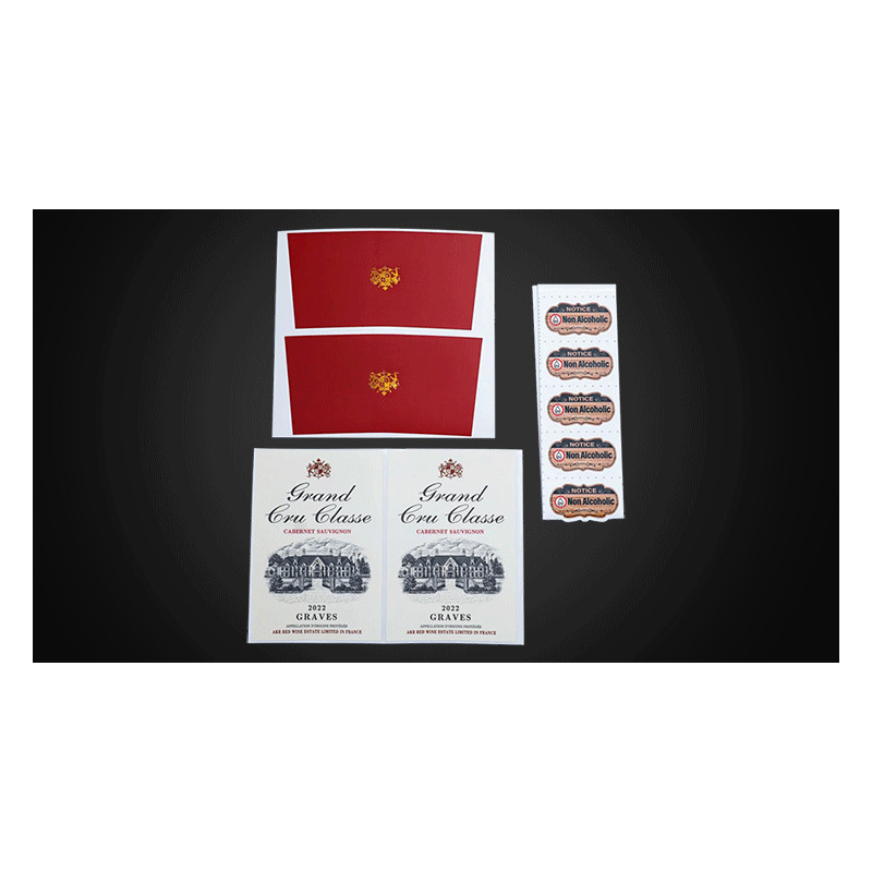 Miracle Wine Bottles Extra Sticker Labels