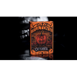 OCTOBER V2 PUMPKIN ORANGE PLAYING CARDS