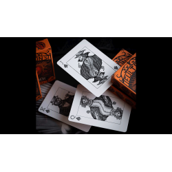 OCTOBER V2 PUMPKIN ORANGE PLAYING CARDS