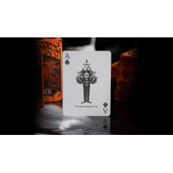 OCTOBER V2 PUMPKIN ORANGE PLAYING CARDS