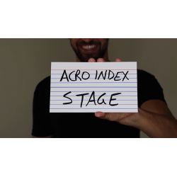 Acro Index Dry Erase Large 5"x8"(Gimmicks and Online Instructions) by Blake Vogt - Trick