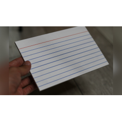 Acro Index Dry Erase Large 5"x8"(Gimmicks and Online Instructions) by Blake Vogt - Trick
