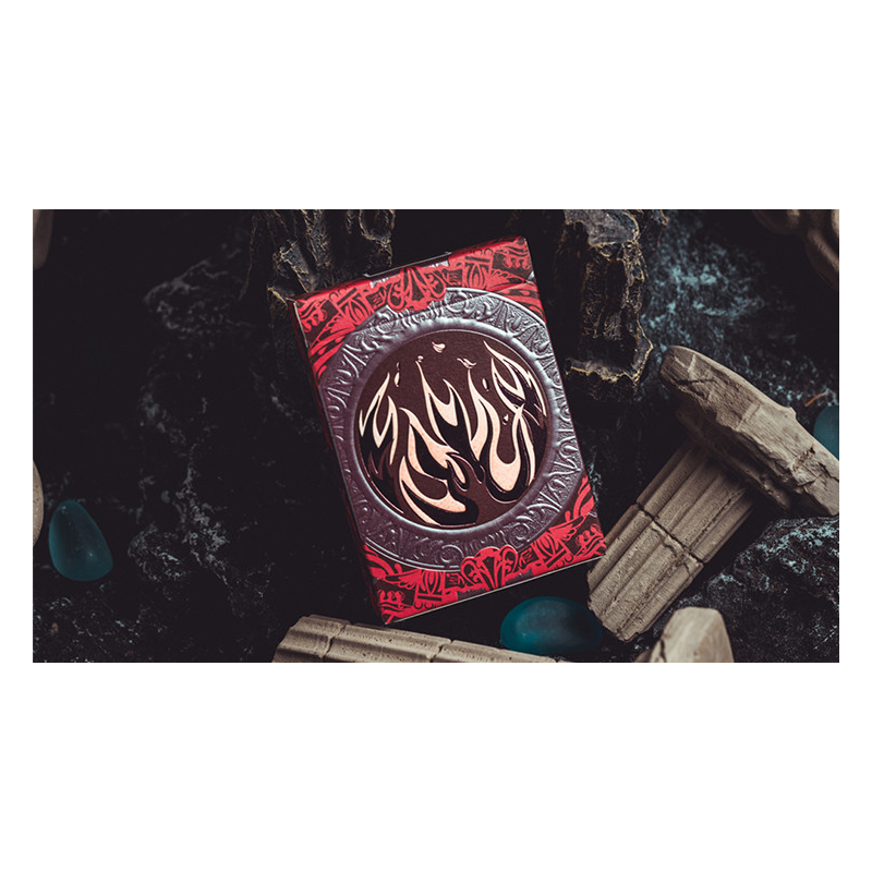 Gilded Atlantis: Fire Playing Cards