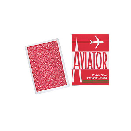 Cards Aviator Poker size (Red)