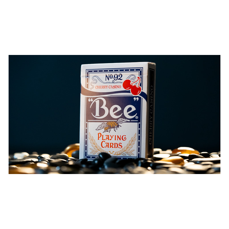 Limited Bee X Cherry (Blue) Playing Cards