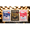 Limited Bee X Cherry 3 deck Set (Blue, Red and Black) Playing Cards