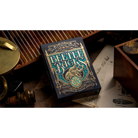 The Beetle Backs (Cobalt Edition) Playing Cards