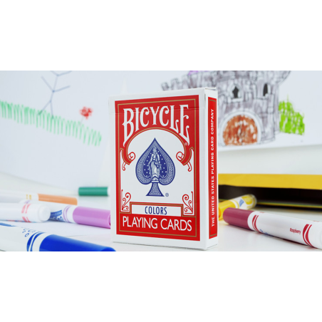 Bicycle Colors by Jordan Victoria (Red deck + 11 routines)