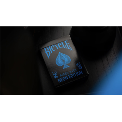 Bicycle Cool Blue Neon Rider Back Playing Cards