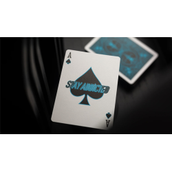 Bicycle Cool Blue Neon Rider Back Playing Cards