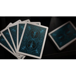 Bicycle Cool Blue Neon Rider Back Playing Cards