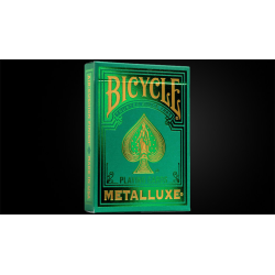 Bicycle Metalluxe Green Playing Cards by US Playing Card Co.