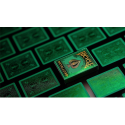 Bicycle Metalluxe Green Playing Cards by US Playing Card Co.
