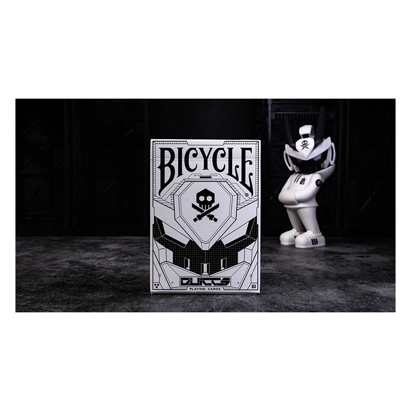 Bicycle Quiccs Ghost White Playing Cards