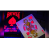 Bicycle Star-Fire Pink Neon Playing Cards