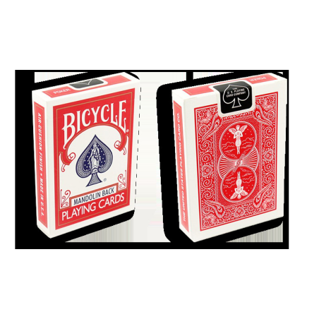 Bicycle Playing Cards 809 Mandolin Red by USPCC