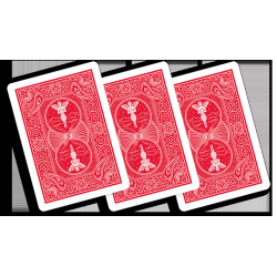 Bicycle Playing Cards 809 Mandolin Red by USPCC