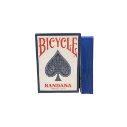 Gilded Bicycle Bandana (Blue) Playing Cards