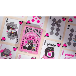 Bicycle Cat (Pink) Playing Cards by US Playing Card Co.