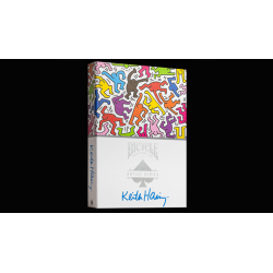 Bicycle Keith Haring (Box Set Red and Blue) Playing Cars by US Playing Cards