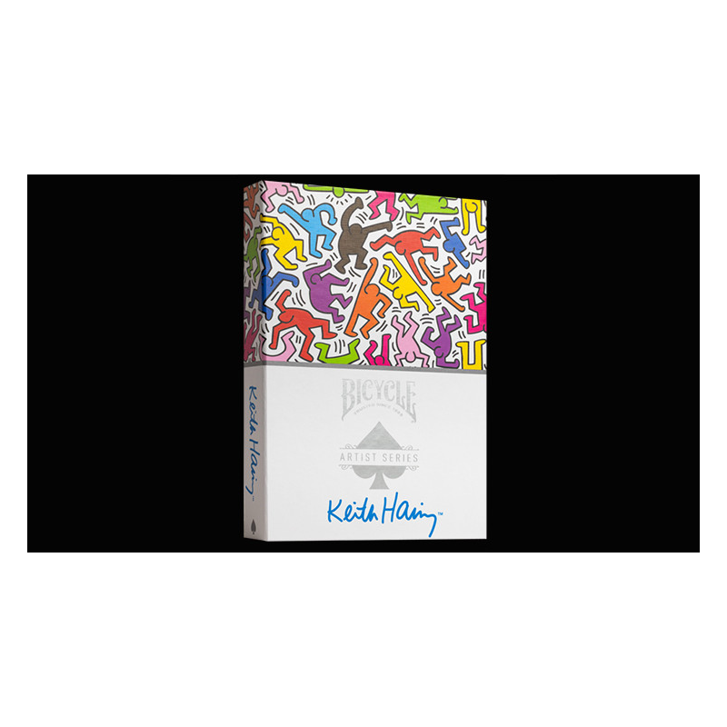 Bicycle Keith Haring (Box Set Red and Blue) Playing Cars by US Playing Cards