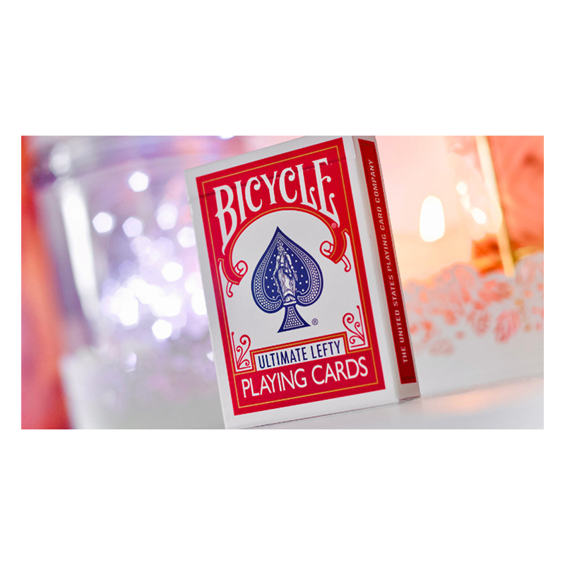 Bicycle Ultimate Lefty Deck Red (Gimmicks and Online Instructions)