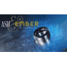 Ash and Ember Silver Beveled Size 7 (2 Rings) by Zach Heath - Trick