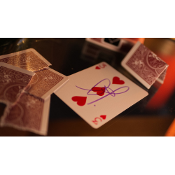 Bicycle Metallic Ruby Playing Cards