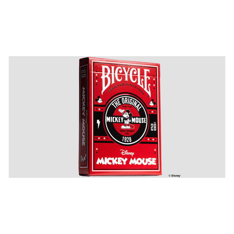 Bicycle Disney Classic Mickey Mouse (Red) by US Playing Card Co.