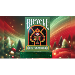 Bicycle Nutcracker (Green Gilded) Playing Cards