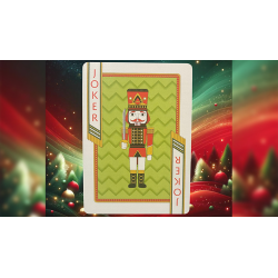 Bicycle Nutcracker (Green Gilded) Playing Cards