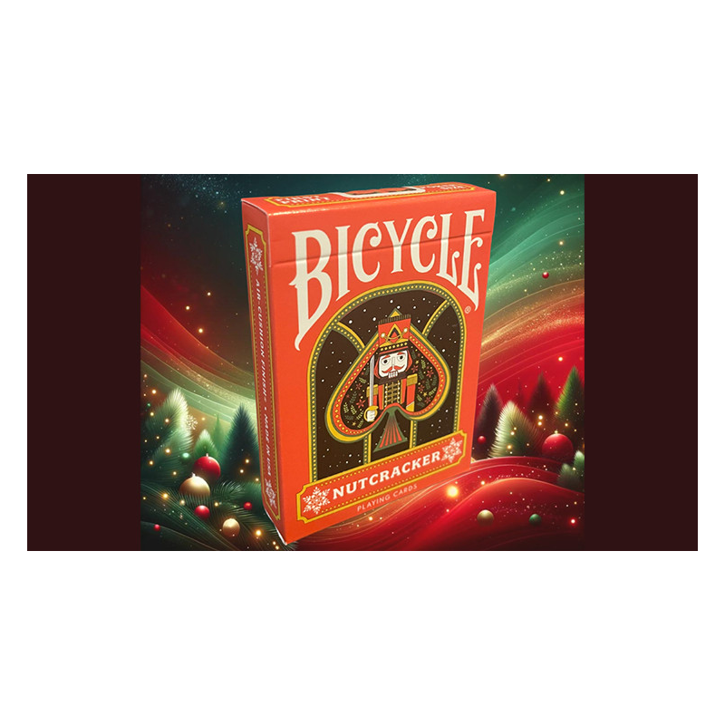 Bicycle Nutcracker (Red) Playing Cards