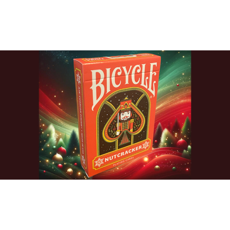 Bicycle Nutcracker (Red) Playing Cards