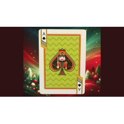Bicycle Nutcracker (Red) Playing Cards