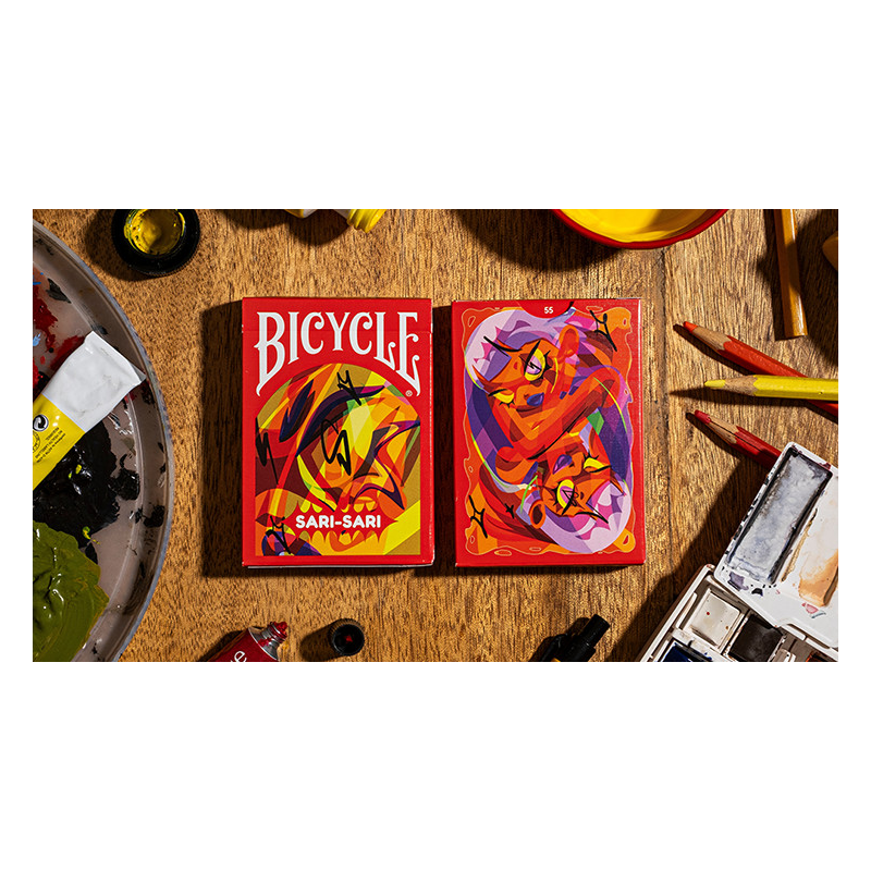 Bicycle Sari Sari (Code Red Edition) Playing Cards