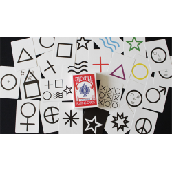 Bicycle Special ESP Red Playing Cards (plus 15 Online Effects)