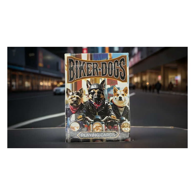 Biker Dogs Playing Cards by Collectable Playing Cards