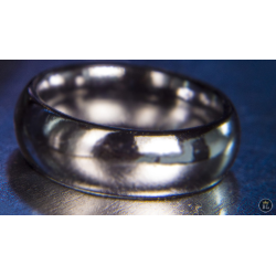 Ash and Ember Silver Curved Size 8 (2 Rings) by Zach Heath - Trick