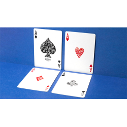 Butterfly Worker Marked V2 Playing Cards (Blue) by Ondrej Psenicka